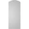 Ekena Millwork Arch Top Surface Mount PVC Gable Vent: Functional, w/ 2"W x 1-1/2"P Brickmould Frame, 14"W x 34"H GVPAR14X3402SF - alternate 2